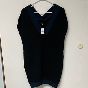 Lou & Grey Black and Blue Knit Dress